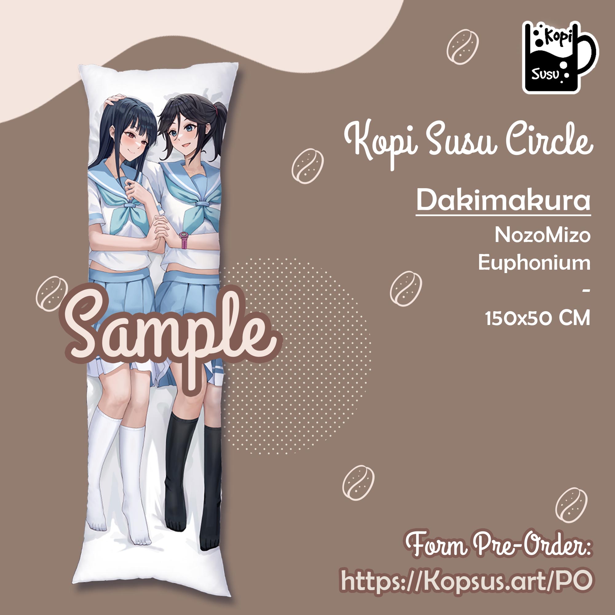 Dakimakura Sunohara Shun, Sunohara Kokona, Ryuuge Kisaki, Sorasaki Hina, Barbara Genshin Impact 150 x 50 cm